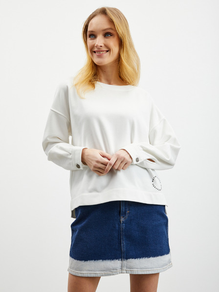 ZOOT.lab Weißes Damen-Sweatshirt in Übergröße ZOOT.lab Alisun