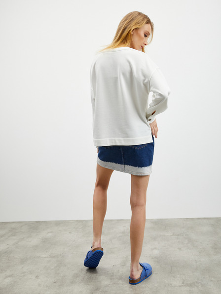 ZOOT.lab Weißes Damen-Sweatshirt in Übergröße ZOOT.lab Alisun