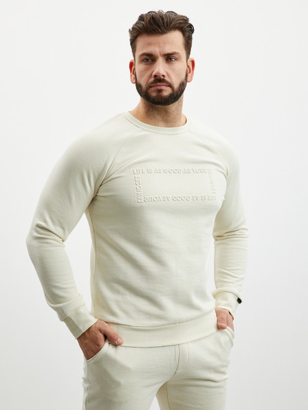 ZOOT.lab Cremefarbenes Herren ZOOT.lab Harold Sweatshirt