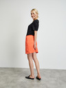 ZOOT.lab Orangefarbener kurzer Basic-Rock mit Taschen ZOOT.lab Mariola