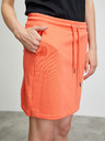 ZOOT.lab Orangefarbener kurzer Basic-Rock mit Taschen ZOOT.lab Mariola