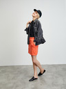 ZOOT.lab Orangefarbener kurzer Basic-Rock mit Taschen ZOOT.lab Mariola