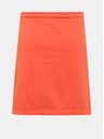 ZOOT.lab Orangefarbener kurzer Basic-Rock mit Taschen ZOOT.lab Mariola