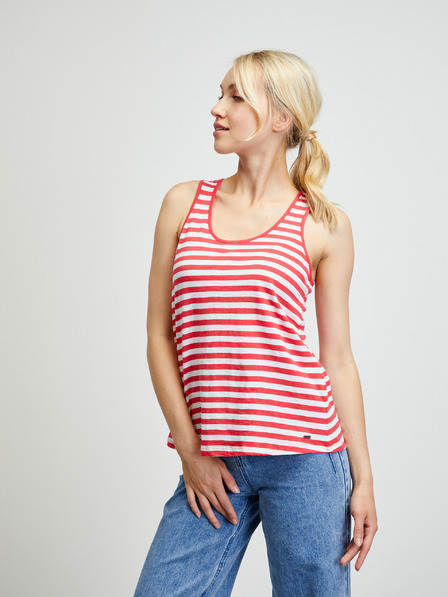 ZOOT.lab Weiß-rot gestreiftes Damen-Tank-Top ZOOT.lab Josefina