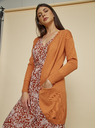 ZOOT.lab Orangefarbene Basic-Strickjacke für Damen ZOOT.lab Gita