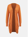 ZOOT.lab Orangefarbene Basic-Strickjacke für Damen ZOOT.lab Gita