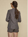 ZOOT.lab Braun gestreifte Damenjacke mit Leinen ZOOT.lab Dorothy
