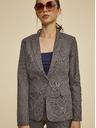 ZOOT.lab Braun gestreifte Damenjacke mit Leinen ZOOT.lab Dorothy