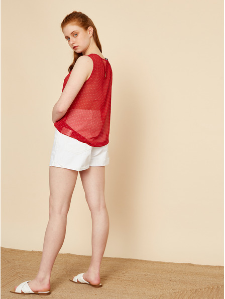 ZOOT.lab Rote gepunktete Bluse ZOOT.lab Tina
