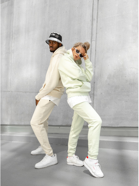 ICOONIC Beige Unisex Basic Jogginghose ICOONIC