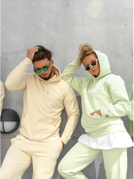 ICOONIC Beige Unisex-Kapuzenpullover ICOONIC