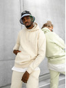 ICOONIC Beige Unisex-Kapuzenpullover ICOONIC