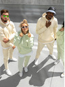 ICOONIC Beige Unisex-Kapuzenpullover ICOONIC
