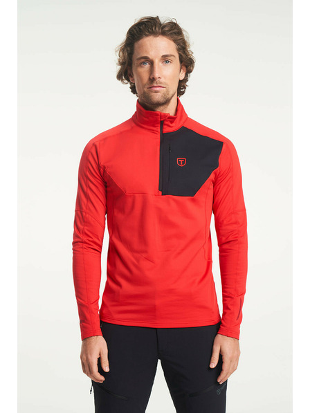 Tenson Herren Funktionskapuzenpullover TENSON TXlite Halfzip M rot