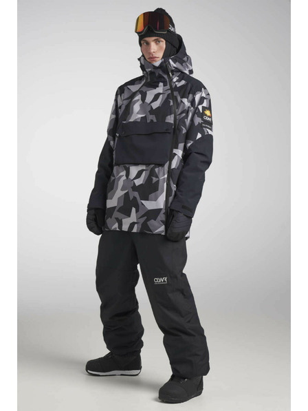 Tenson Herren-Snowboardjacke Colourwear Foil M Grau Camo