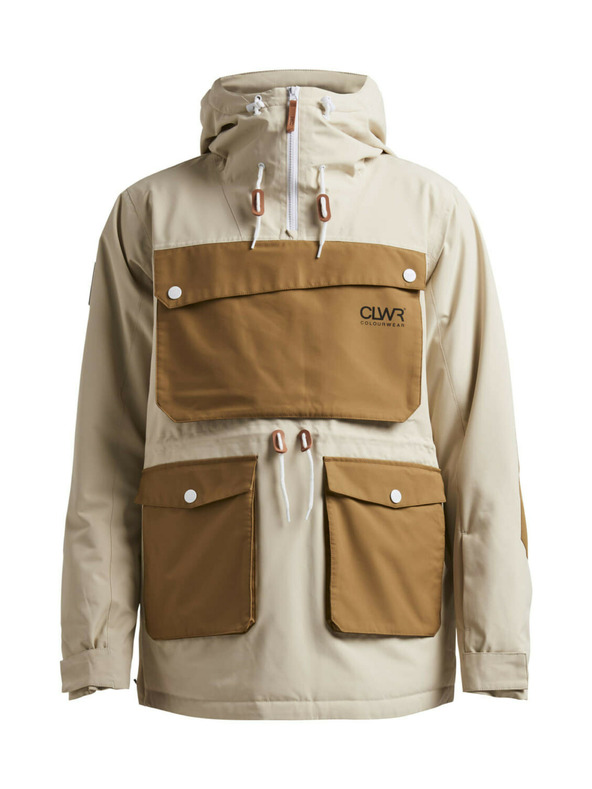 Tenson Herren-Snowboardjacke Colourwear Essential M Beige
