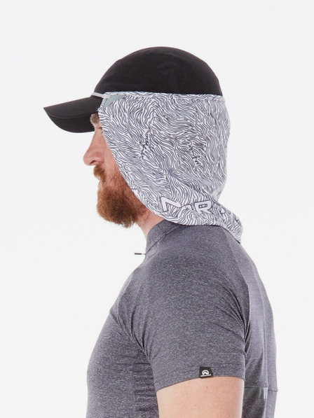 Northfinder Weiße gemusterte Hals- und Gesichtsmaske Northfinder Neckfacemask Ac-3010Sii