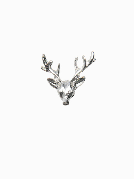 Ombre Clothing Dekorative Hirsch-Kleiderschnalle aus Metall Silber Ombre Clothing