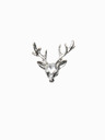 Ombre Clothing Dekorative Hirsch-Kleiderschnalle aus Metall Silber Ombre Clothing