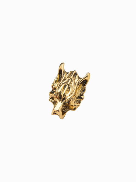 Ombre Clothing Dekorative Wolfs-Kleiderschnalle aus Metall Gold Ombre Clothing