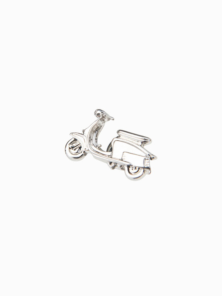 Ombre Clothing Dekorative Metall-Kleiderbrosche Silber Ombre Clothing
