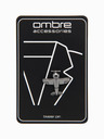 Ombre Clothing Dekorative Kleiderbrosche aus Metall Flugzeug mit Propeller grau Ombre Clothing