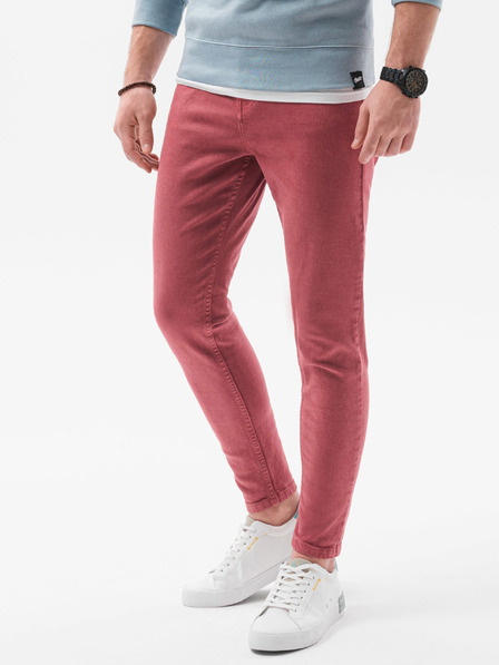 Ombre Clothing Rote Herrenjeans Ombre Kleidung P1058