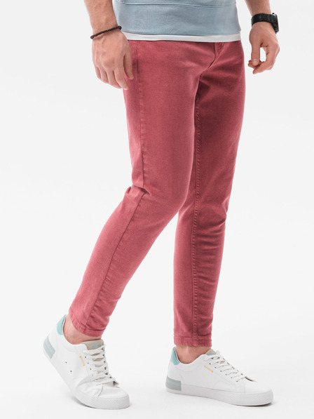 Ombre Clothing Rote Herrenjeans Ombre Kleidung P1058