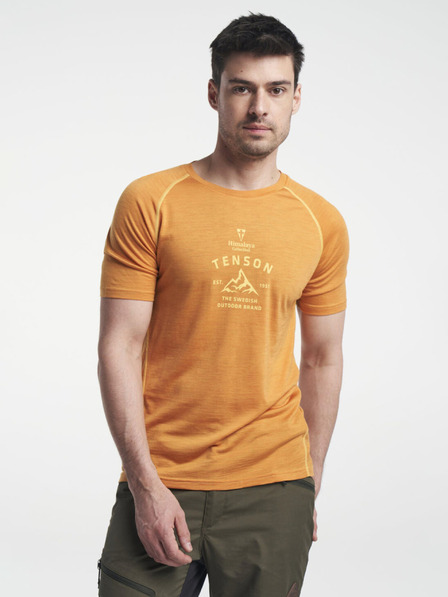 Tenson Herren TENSON Himalaya Wool Tee M dunkelorange