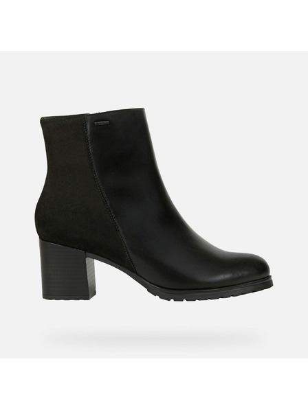 Geox Schwarze Damen Ankle Boots Geox New Lise Np Abx