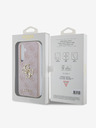 Guess Guess PU 4G Metall Logo Rückseite Hülle für Samsung Galaxy S24 Pink