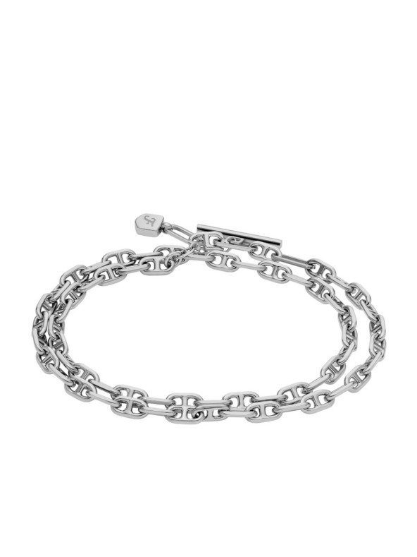Fossil Damen Doppel Edelstahl Armband Fossil D-Link JA7245040