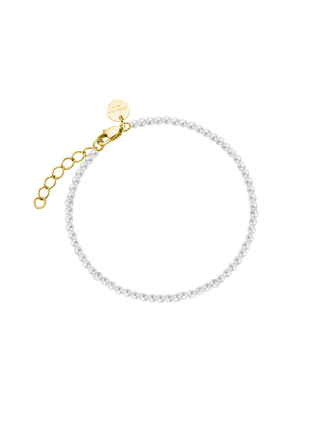 Rosefield Rosefield Armband in Goldfarbe Mini Perle JBMPG-J601