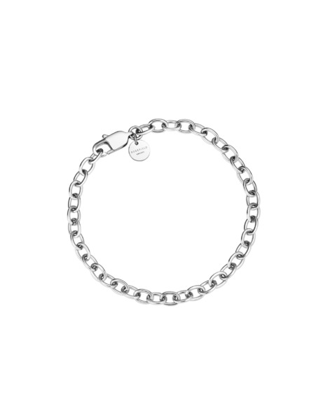 Rosefield Rosefield Armband in Silberfarbe Oval Chainlink JBOCS-J594