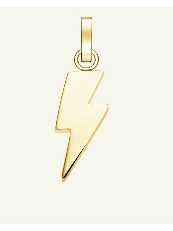 Rosefield Rosefield Anhänger in Goldfarbe Symbol Donner