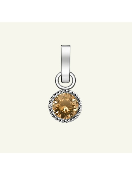 Rosefield Rosefield Anhänger Silberfarben Birthstone November Farbe