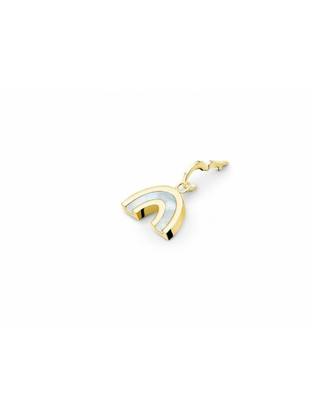 Rosefield Rosefield Anhänger Goldfarben Lucky Symbol Regenbogen