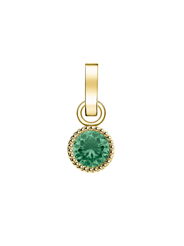 Rosefield Rosefield Anhänger Goldfarben Birthstone Mai Farbe