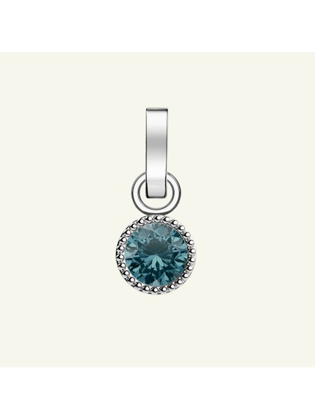 Rosefield Rosefield Anhänger Silberfarben Birthstone Dezember Farbe