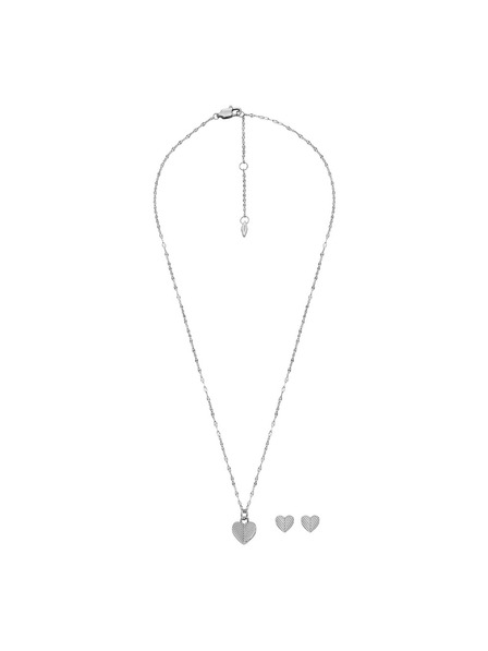 Fossil Damen Geschenk-Set Stahlschmuck von Fossil JF04669SET
