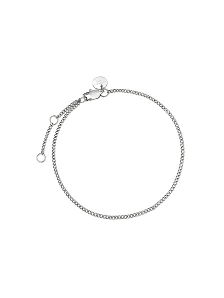 Rosefield Rosefield Armband in Silberfarbe Flat Curb JBFCS-J598
