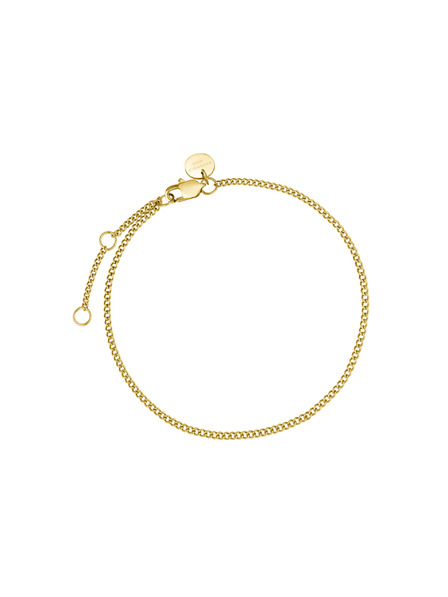 Rosefield Rosefield Armband in Goldfarbe Flat Curb JBFCG-J597