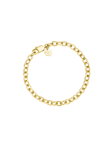 Rosefield Rosefield Armband in Goldfarbe Oval Chainlink JBOCG-J593
