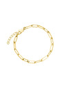 Rosefield Rosefield Armband in Goldfarbe Hammered Chain JBHCG-J595