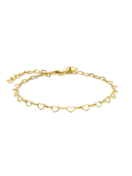 Rosefield Rosefield Armband in Goldfarbe Heart Chain JBHCG-J682