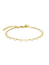 Rosefield Rosefield Armband in Goldfarbe Heart Chain JBHCG-J682
