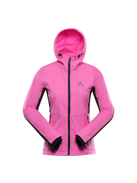 ALPINE PRO Damen Softshell-Jacke mit DWR-Beschichtung ALPINE PRO KERAKA neon pink