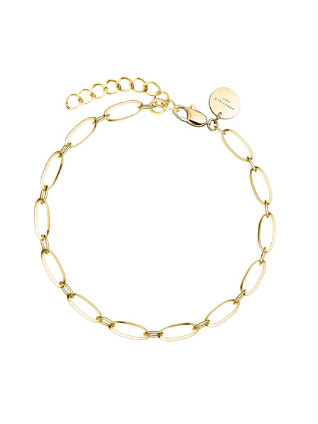 Rosefield Rosefield Armband in Goldfarbe Oval JBOLG-J540