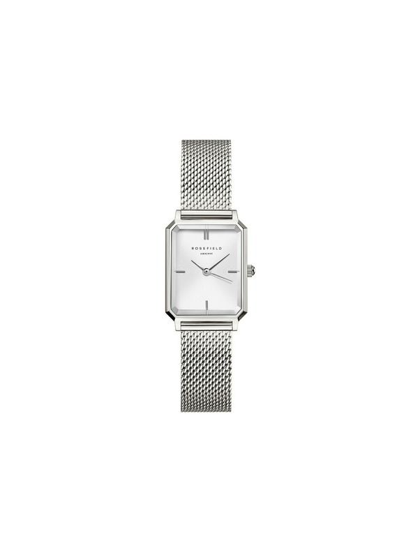 Rosefield Damen Uhr Rosefield Octagon XS Mesh Silber OWSMS-O74