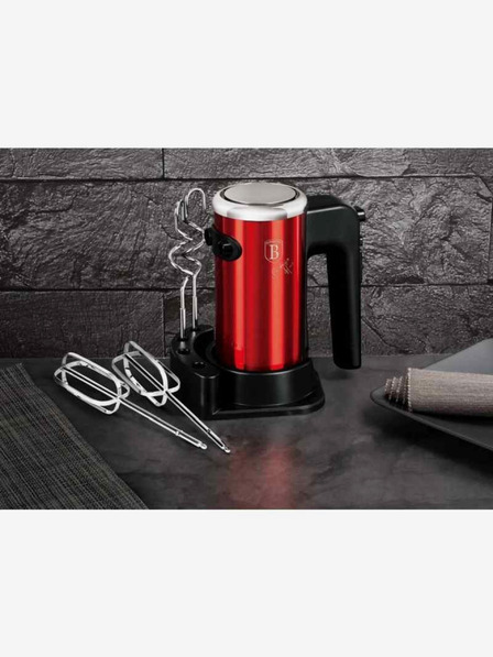 Berlingerhaus Handrührgerät mit Zubehör 300 W BERLINGERHAUS Burgundy Metallic Line